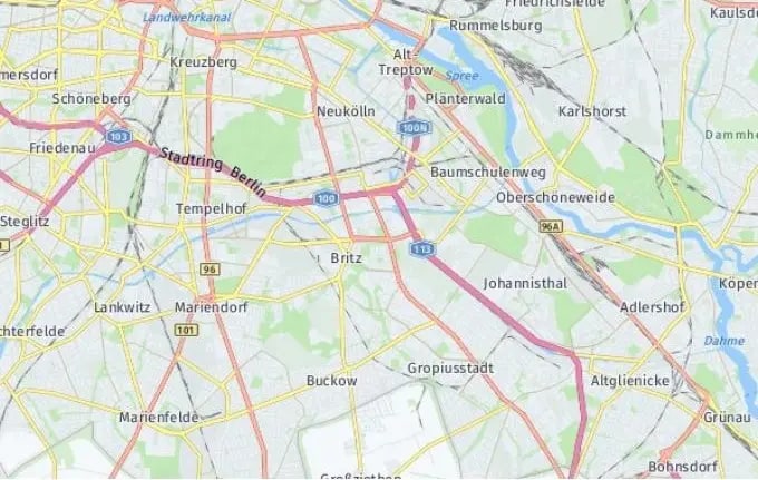 Tour map for Berlin City Break