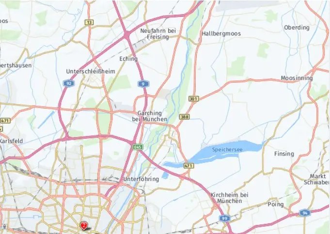 Tour map for Munich Christmas Markets
