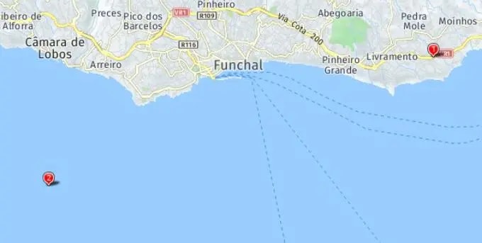 Tour map for Madeira Yoga Holiday