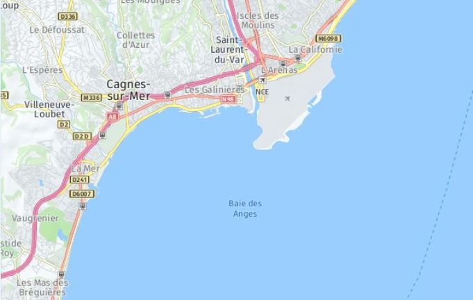 Tour map for French Riviera Short Break - Solo Traveller