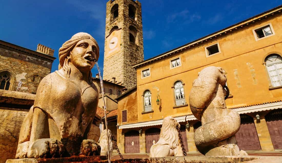 See Contarini Fountain in Bergamo