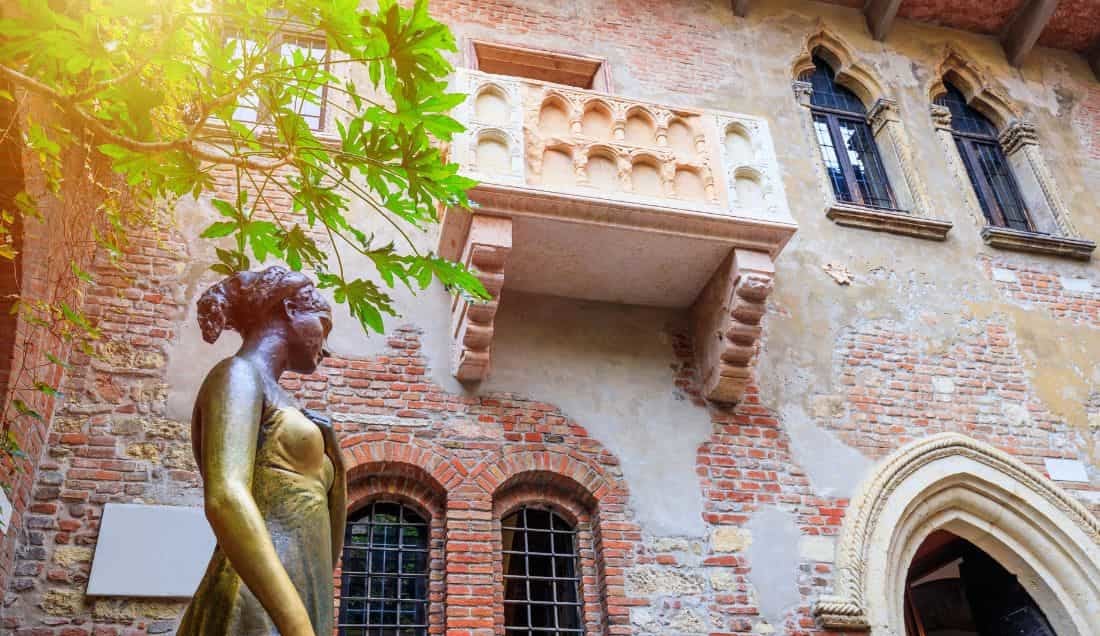 See Juliet's balcony in Verona
