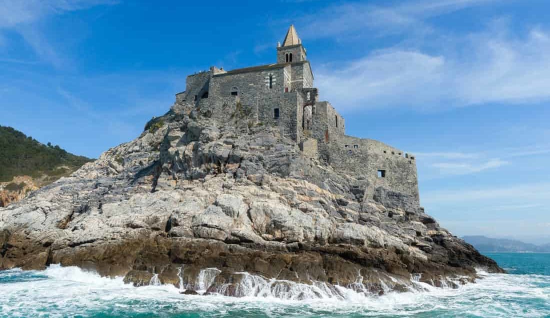 See San Pietro Church on your Cinque Terre boat tour