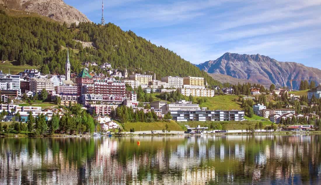 Visit the stylish Swiss town of St. Moritz