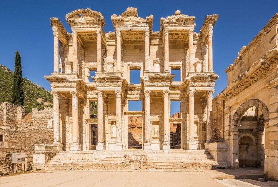 See the iconic Library of Celsus in Ephesus