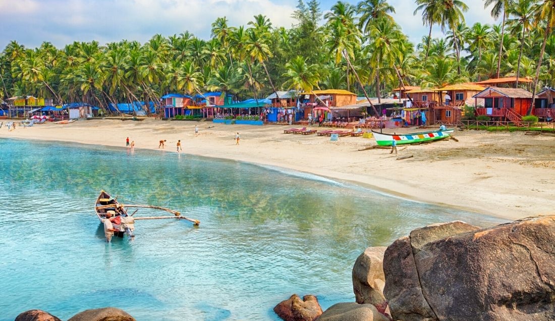 Relax on the beach in Goa