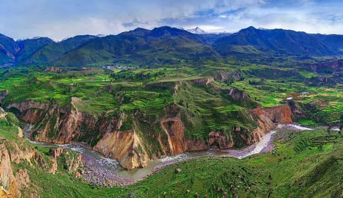 Enjoy a scenic drive through the Colca Canyon.