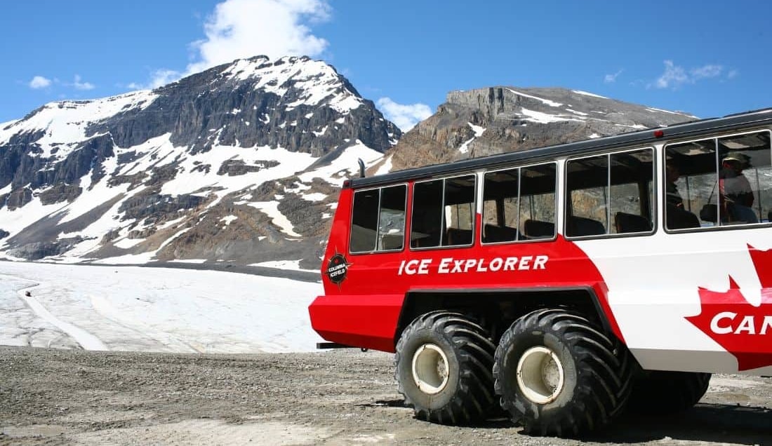 Explore the Athabasca Glacier