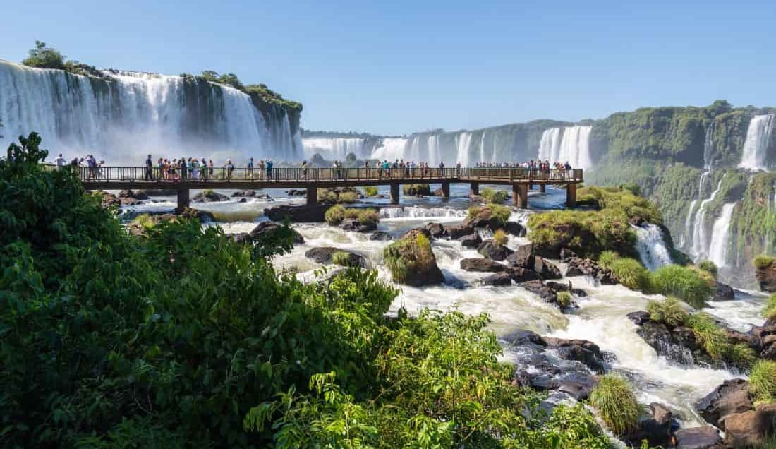 Take a leisurely walk around Iguazu Falls