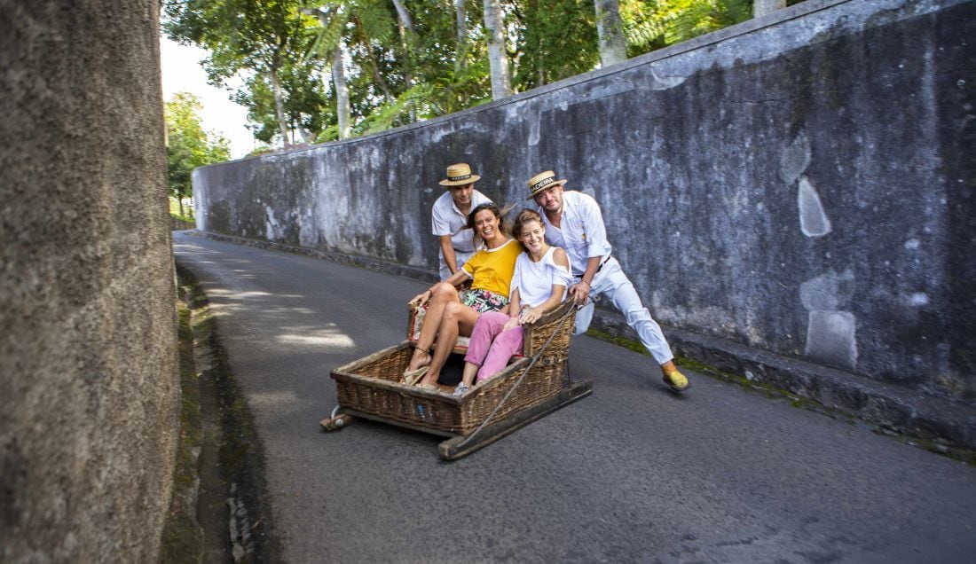 Experience an exciting toboggan ride!