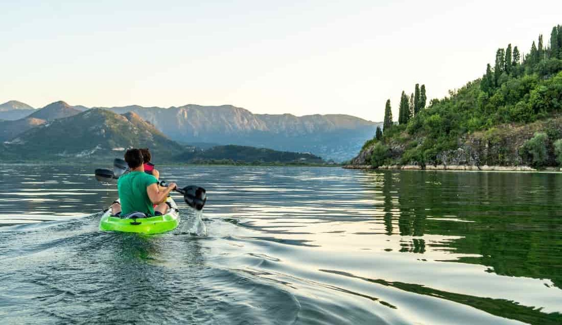Kayak on Skadar Lake