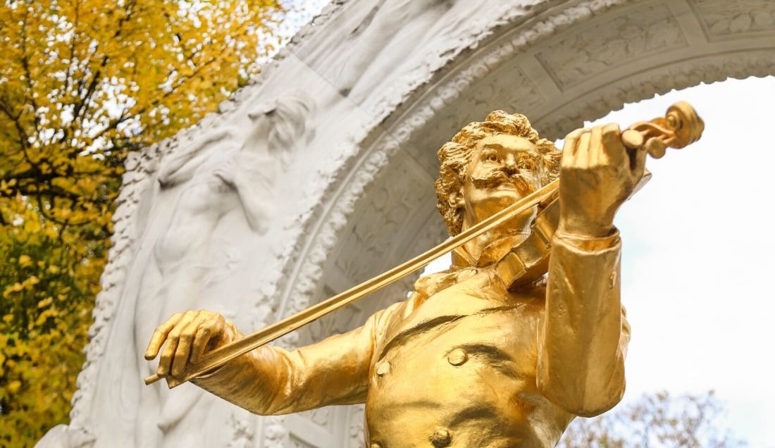 See the Strauss Monument