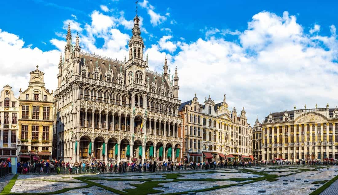 See the Grand Palace in Brussels