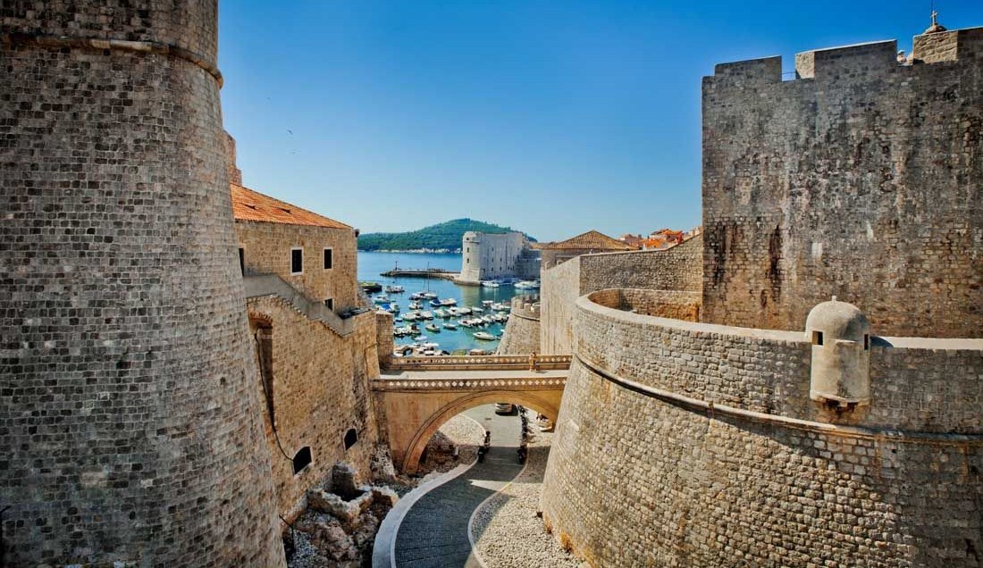 See Old Town Walls on a Croatian Holiday 