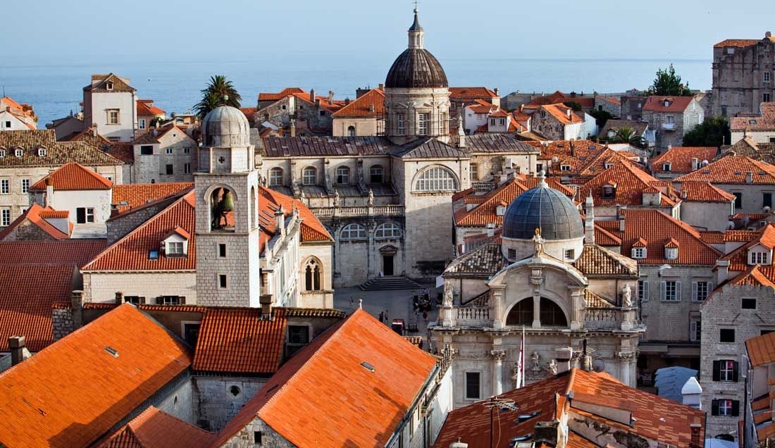 See Red Rooftops in Dubrovnik on a Holiday in Croatia