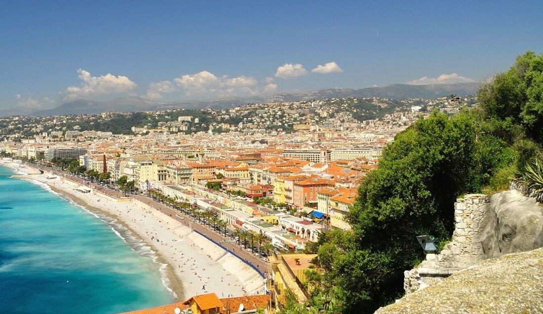 French riviera Nice and its stunning beaches
