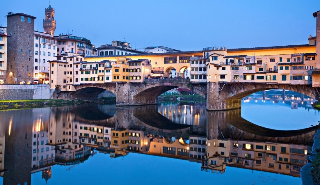 See the Ponte Vecchio in Florence