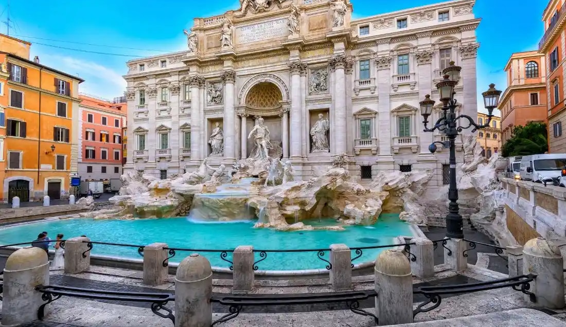 See the iconic Trevi Fountain