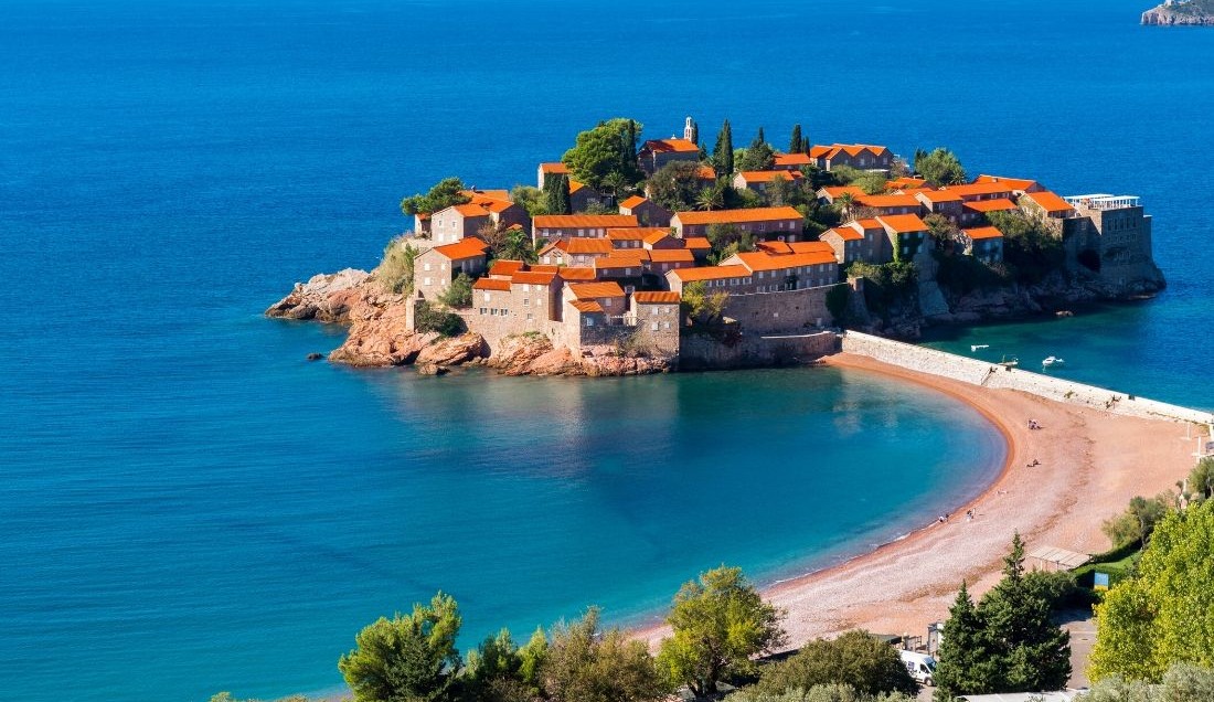 Visit the most photographed site in Montenegro - Sveti Stefan 