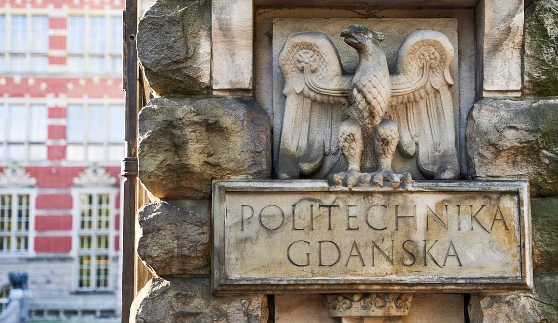 See the Eagle Emblem at Gdansk University