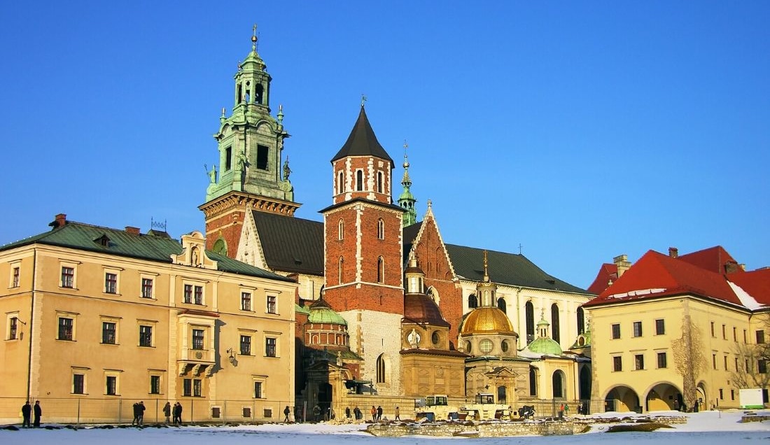 See the Cathedral of Wawel hill in Krakow