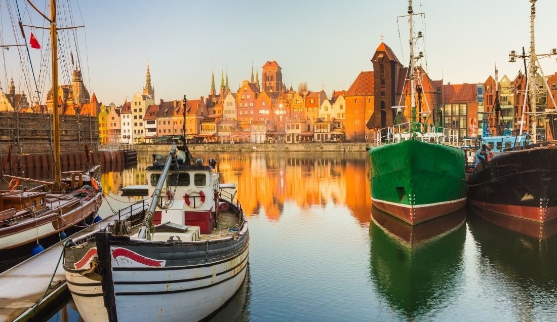Explore Gdansk old town in Poland