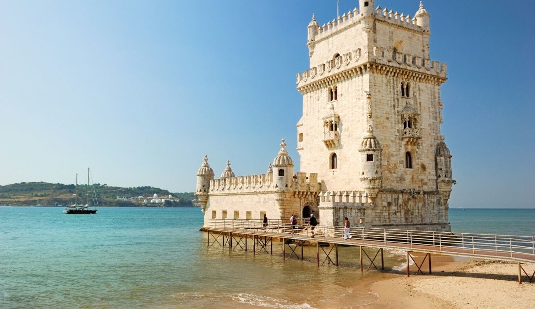 See the iconic Belem Tower in Lisbon