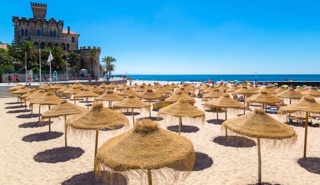 Relax on the sun-soaked sands of Estoril’s scenic beaches
