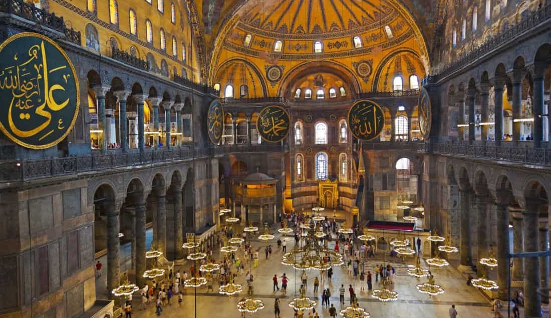 Visit inside Hagia Sophia on an optional excursion