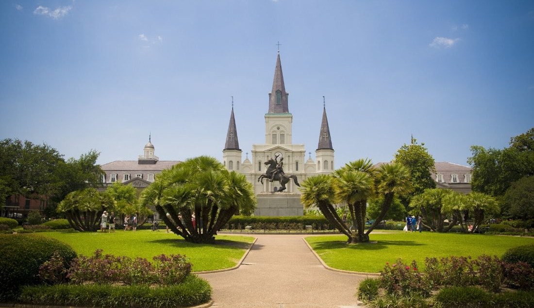 Explore the historic Jackson Square in New Orleans