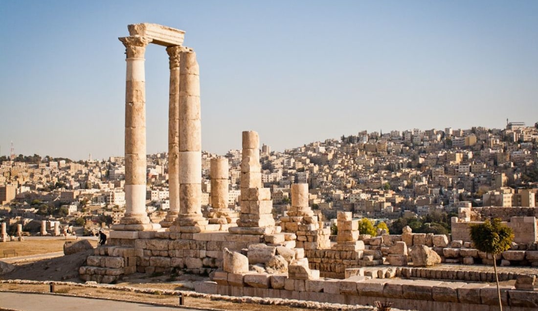 See the Temple of Hercules in Jordan
