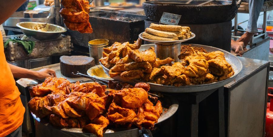 Street food in India