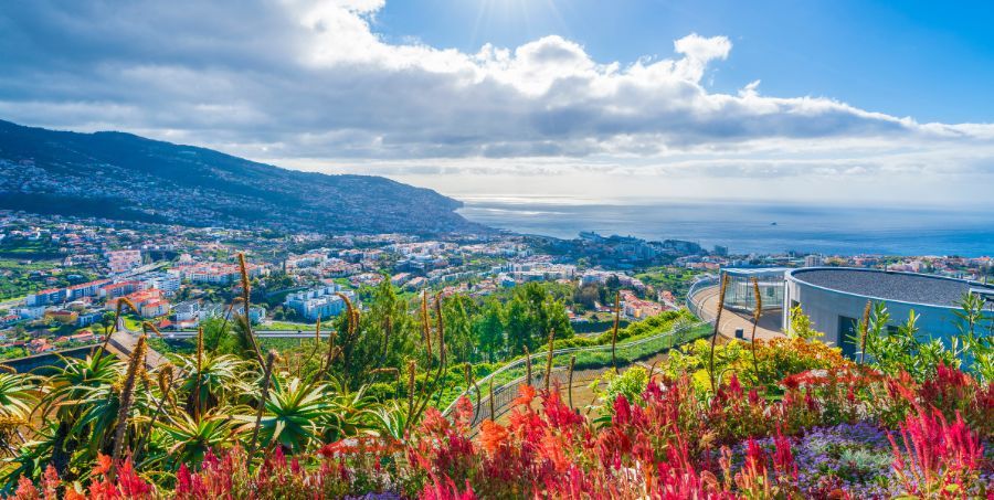 Panoramic view over Funchal, from Pico dos Barcelos viewpoint.jpg
