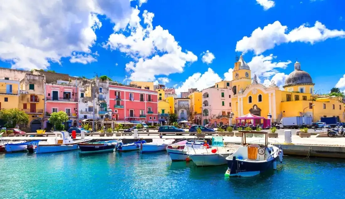 Visit the colourful island of Procida