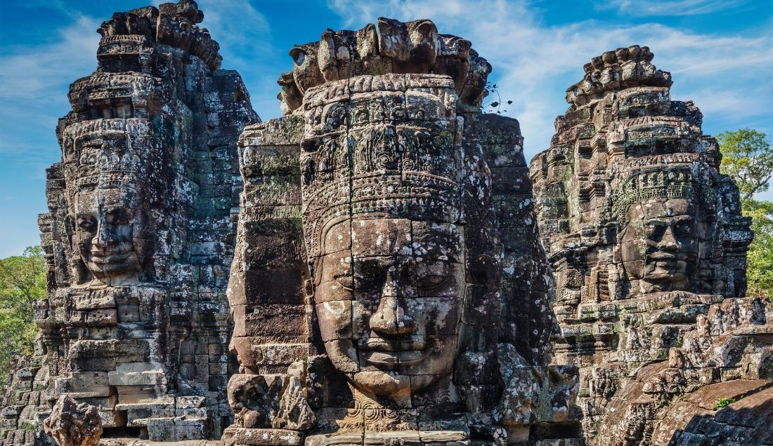 Explore the ancient city of Angkor Thom