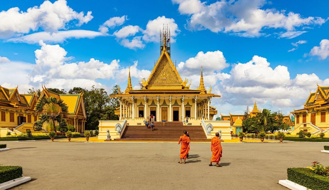 See the Royal Palaces in Phnom Penh