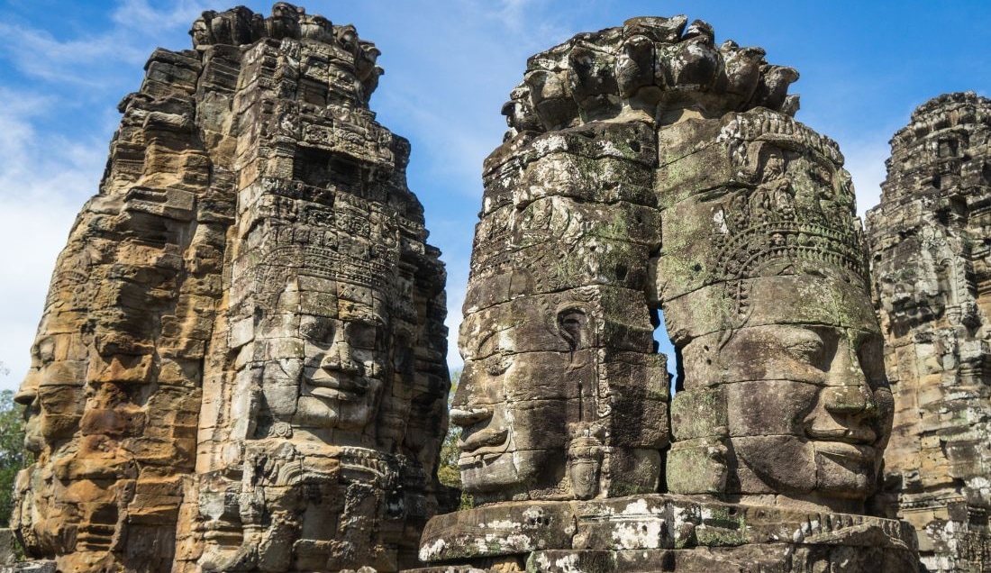 Bayon temple in Angkor Wat Temple complex