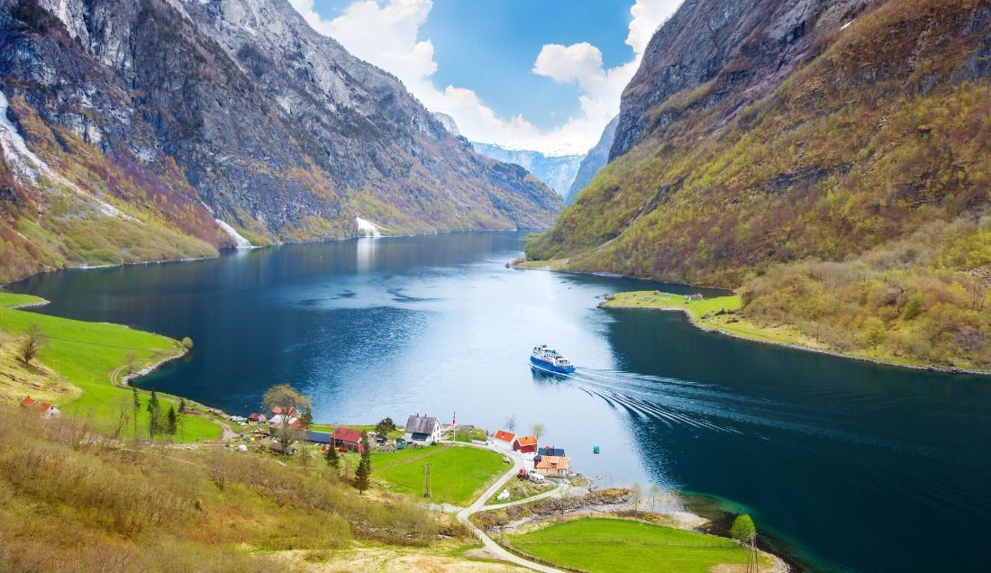 See the UNESCO World Heritage Site of Naeroyfjord