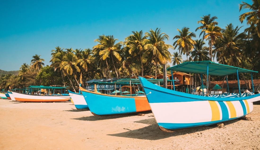 Unwind on the golden beaches of Goa