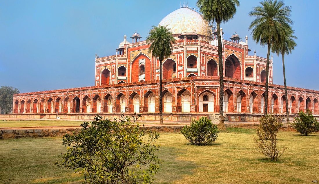 Visit Humayun’s Tomb, a UNESCO World Heritage site in Delhi.