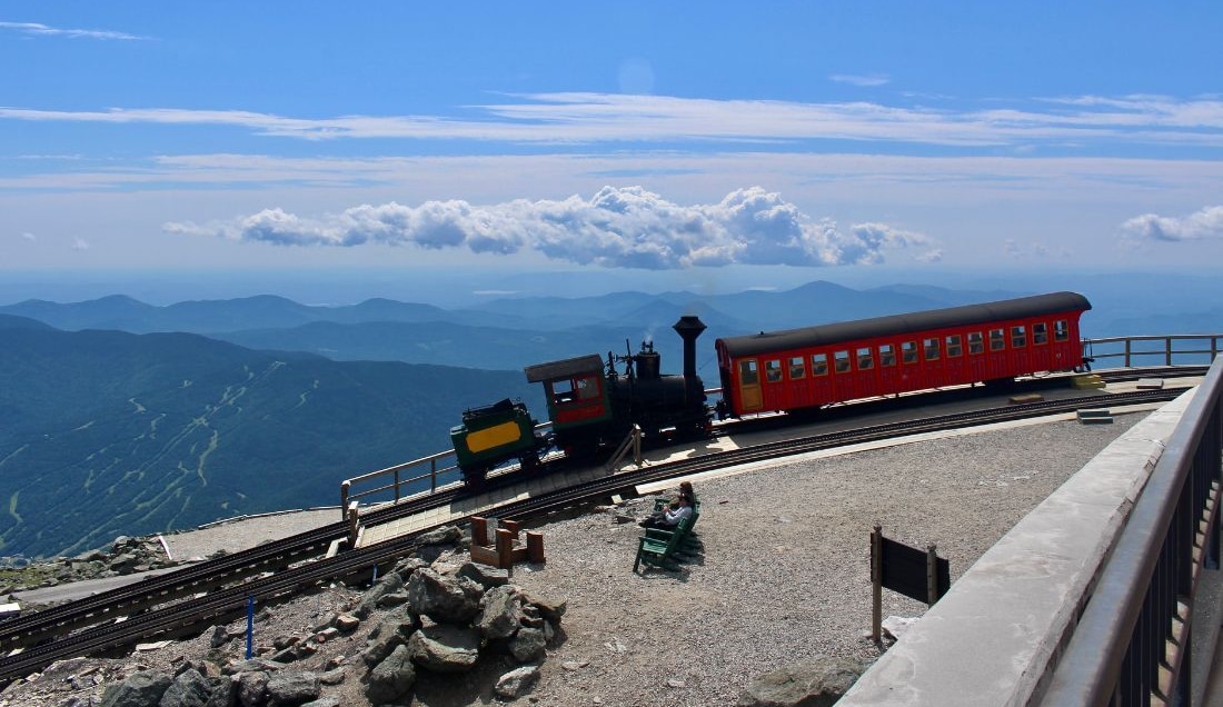 Ride the historic Cog Railway to the summit of Mount Washington.