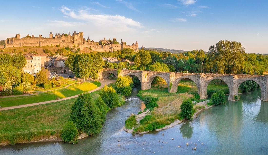 Take an excursion to the medieval city of Carcassonne.