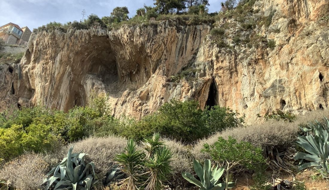 Explore the prehistoric Balzi Rossi Caves in Liguria.