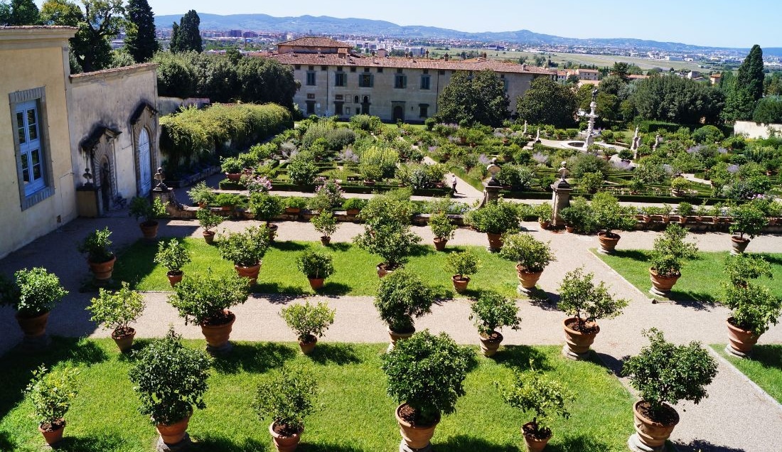Experience the gardens of the Medici Villa of Castello.