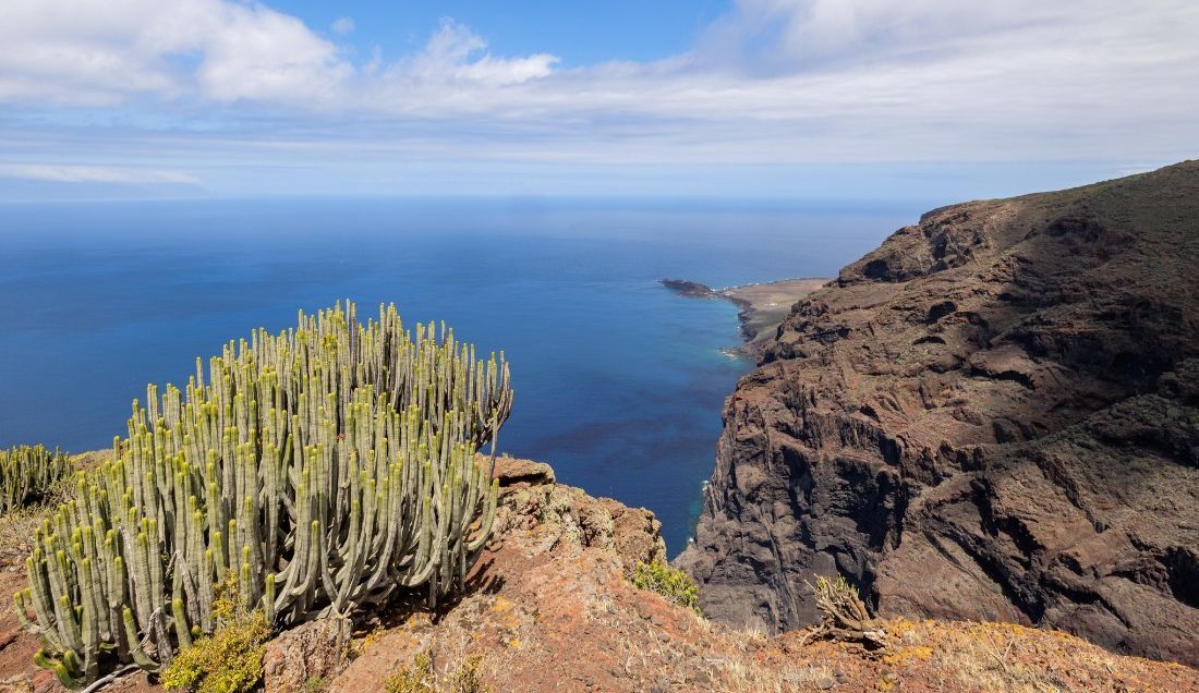 Hike along the cliffs of Teno Rural Park.