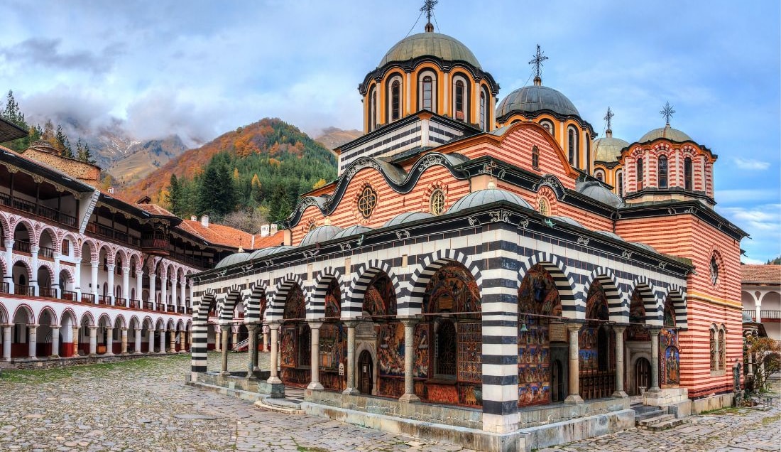 Visit Rila Monastery, Bulgaria’s most famous Orthodox landmark.