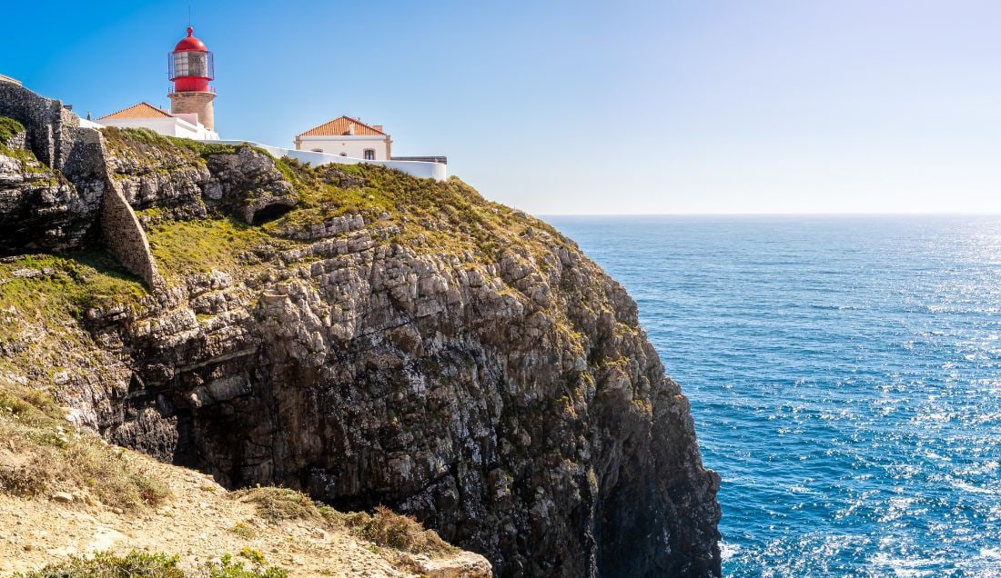 Visit the lighthouse at Cape St. Vincent, the southwestern tip of Portugal.