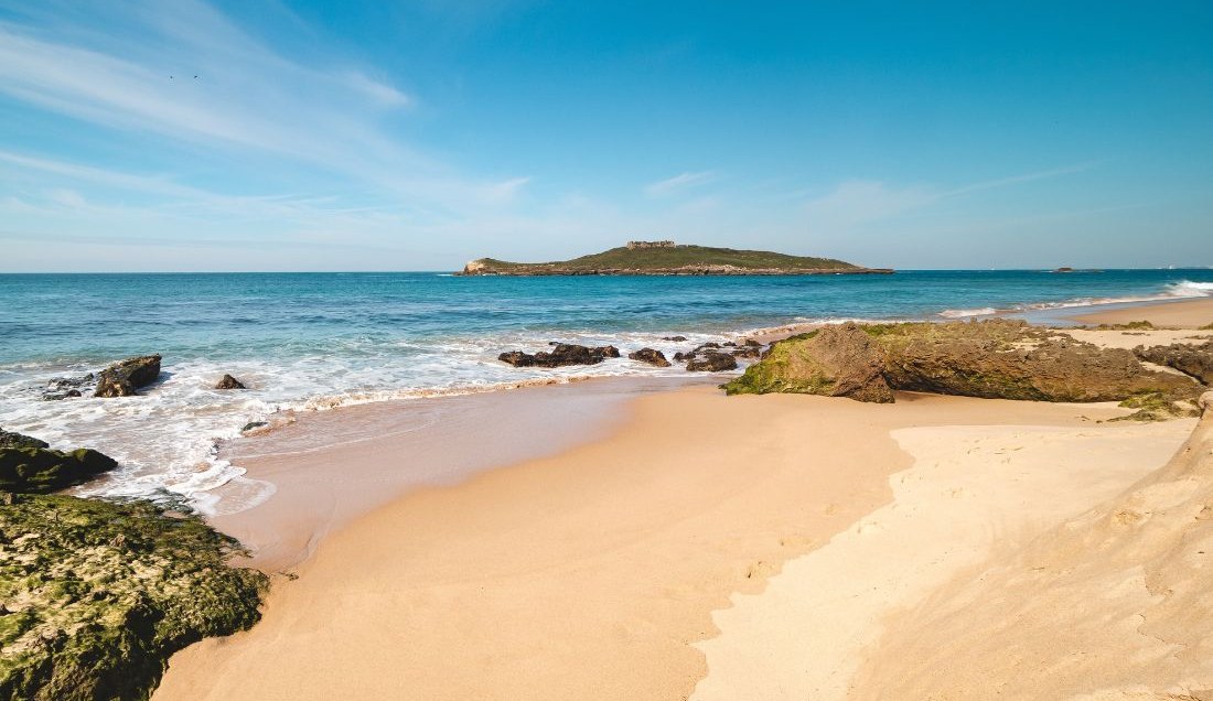 Enjoy views of Ilha do Pessegueiro island while walking near Porto Covo.