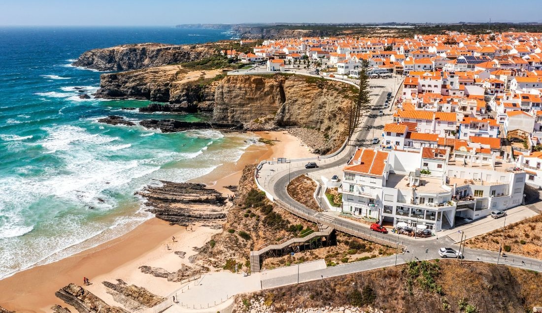 Wander the scenic clifftop paths of Zambujeira do Mar.