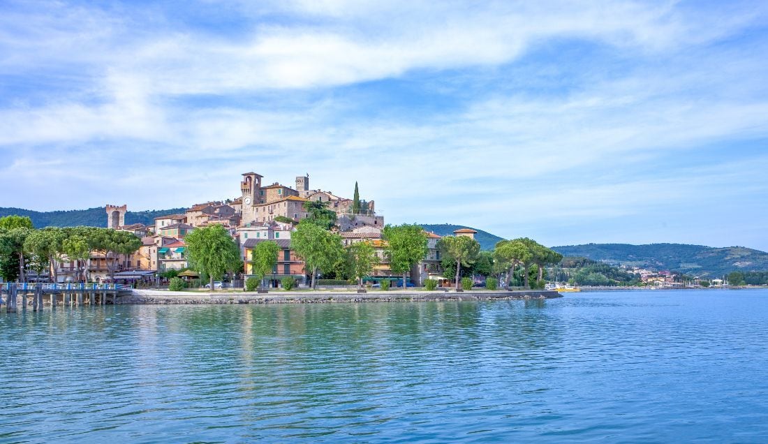 Take in the incredible views of Lake Trasimeno.